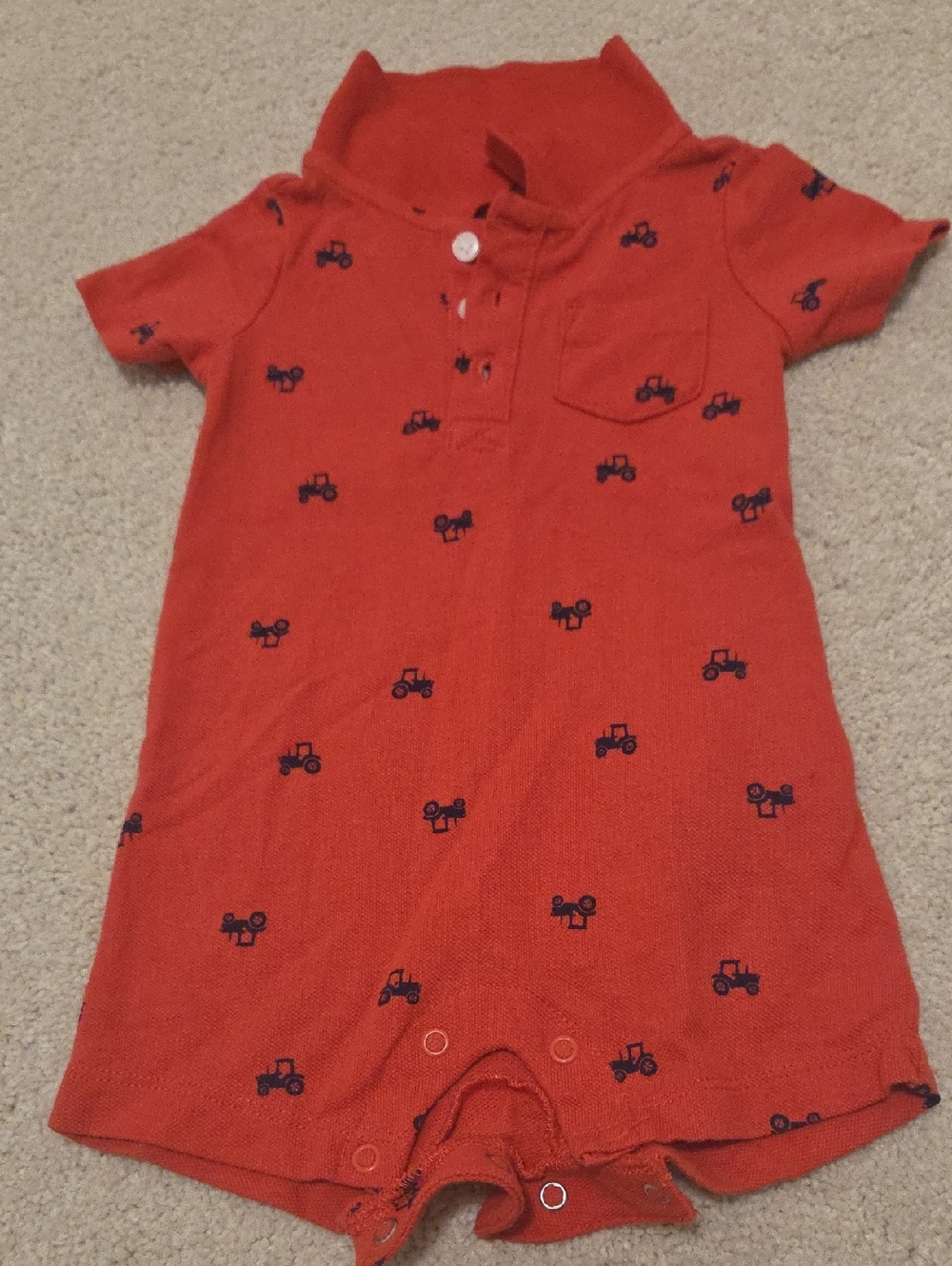 12 Month Polo Onsie Shorts Summer Clothes
